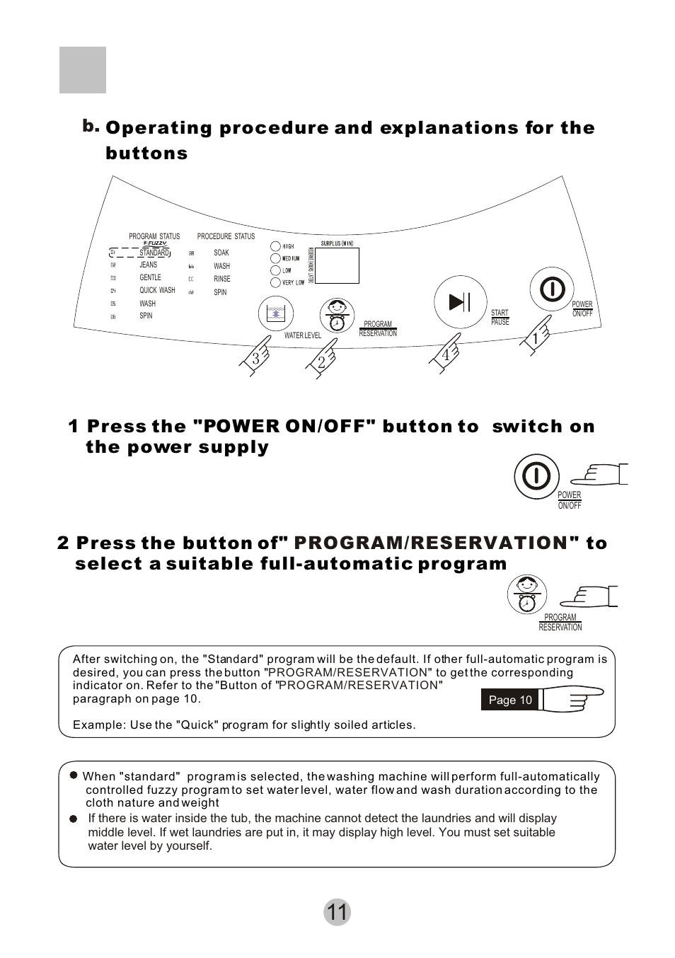 haier XQB55-10 User Manual | Page 13 / 18