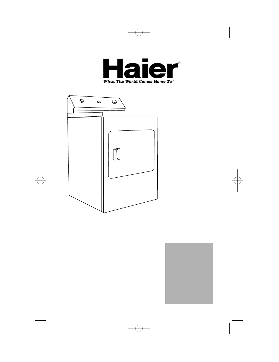 haier GDZ22-1 User Manual | 24 pages