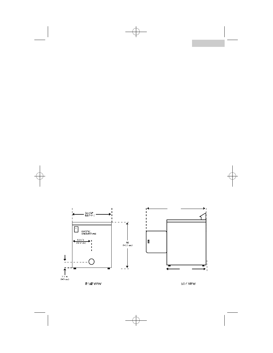 Location of your dryer | haier GDZ22-1 User Manual | Page 17 / 24