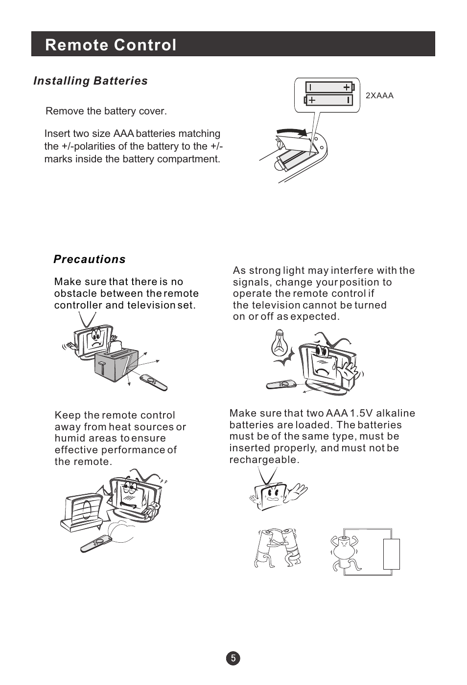 Remote control | haier HL22E User Manual | Page 10 / 33