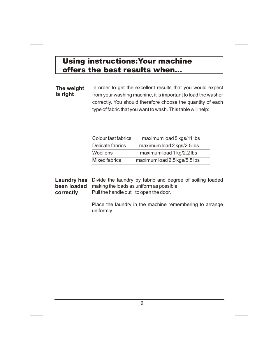 haier XQG60-HA800TX(M) User Manual | Page 10 / 21