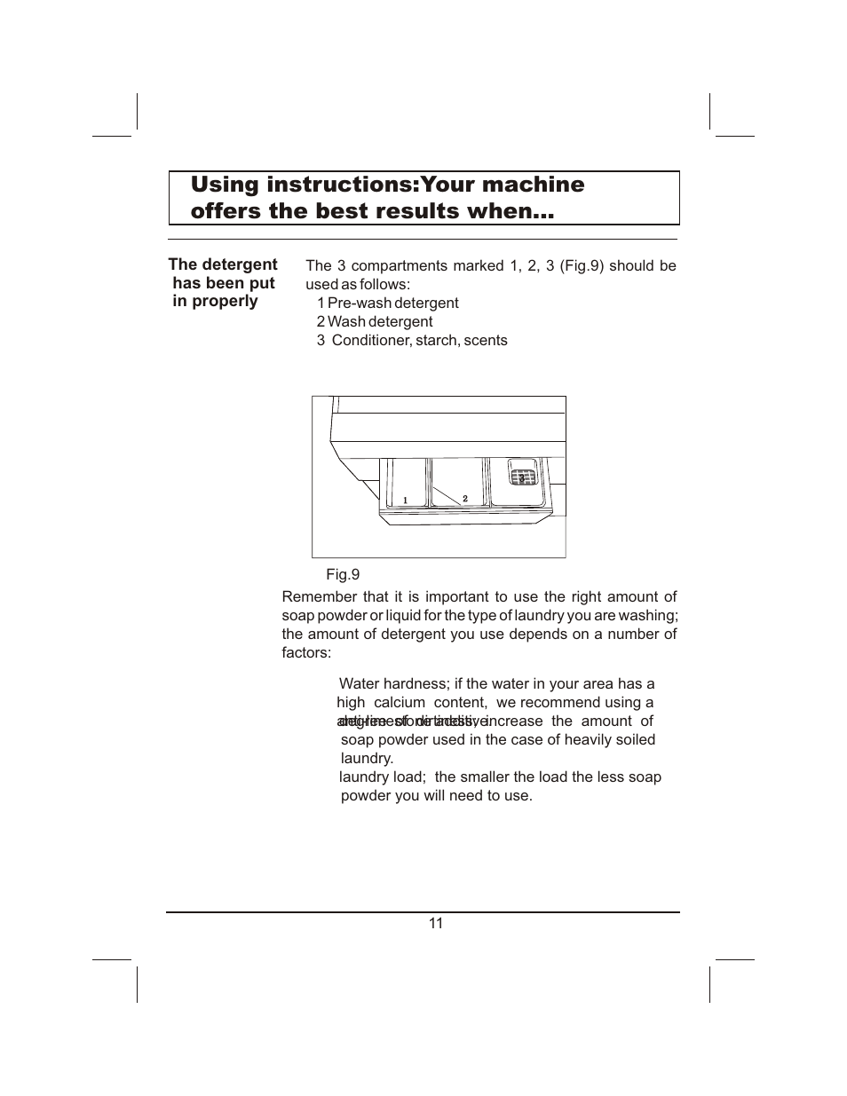 haier XQG60-HA800TX(M) User Manual | Page 12 / 21