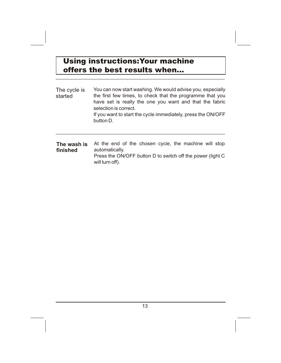haier XQG60-HA800TX(M) User Manual | Page 14 / 21