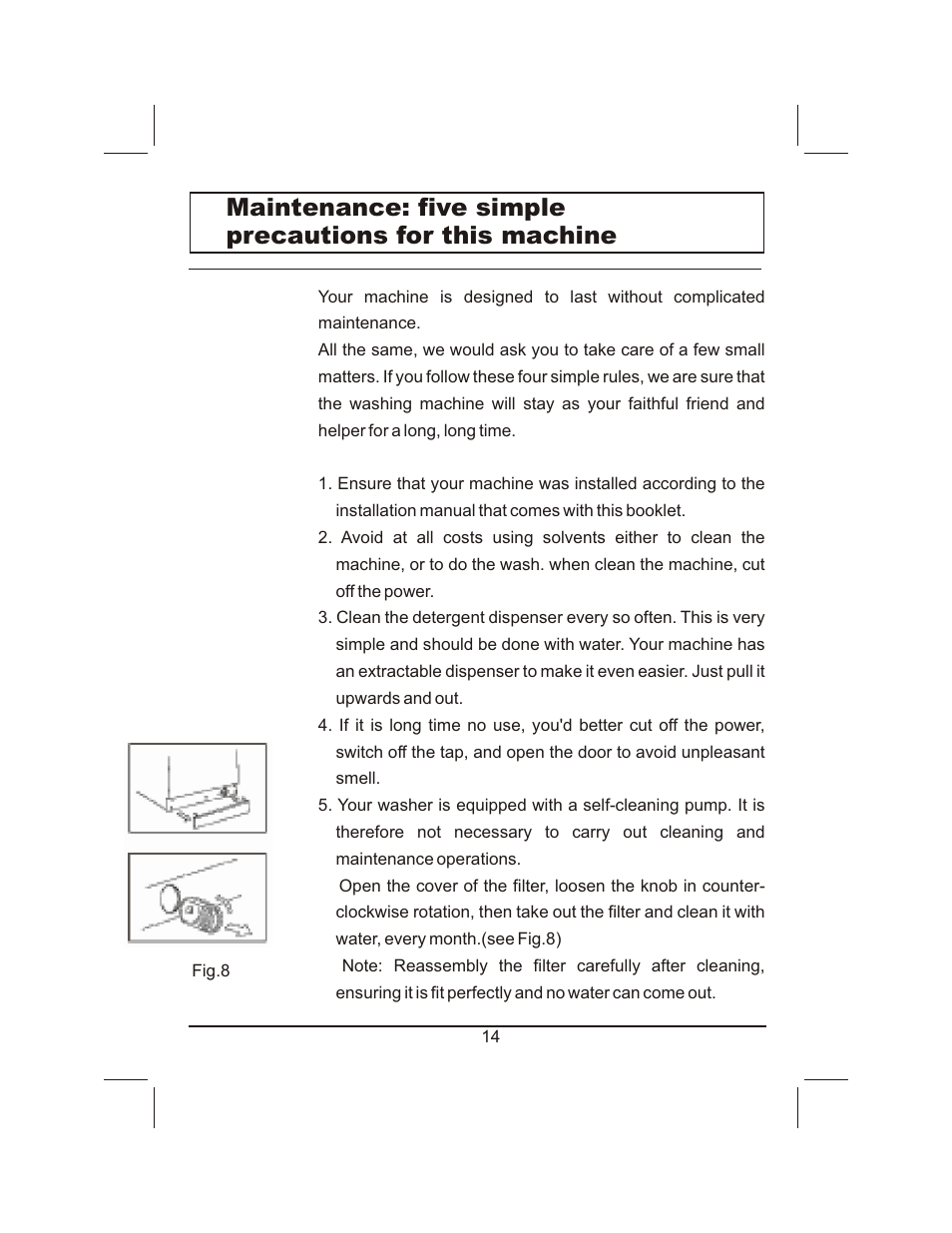 haier XQG60-HA800TX(M) User Manual | Page 15 / 21