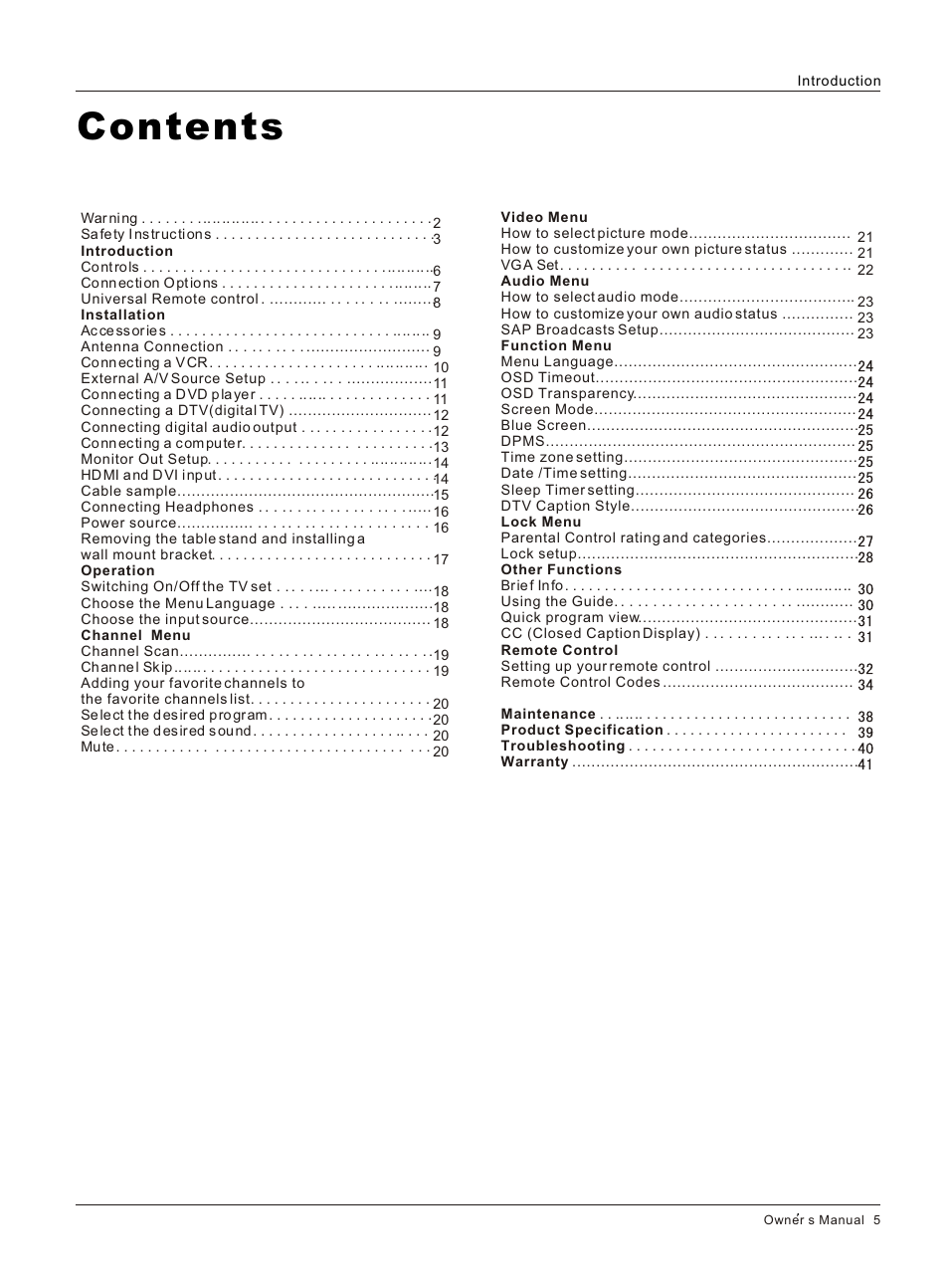 haier HL26K User Manual | Page 5 / 42