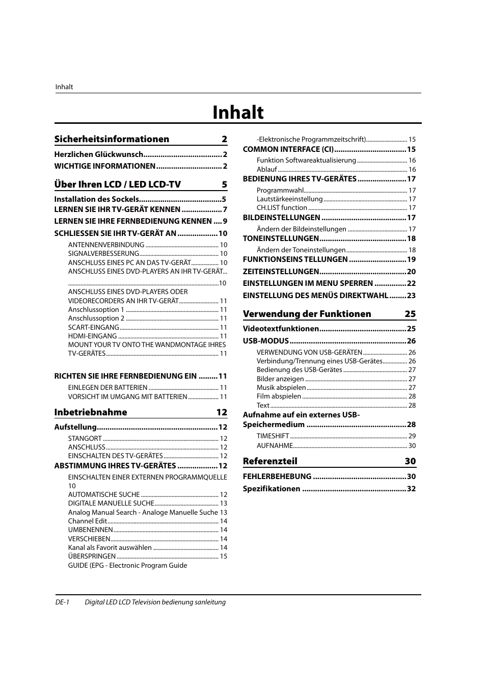 Inhalt | haier 0090504932V User Manual | Page 64 / 95