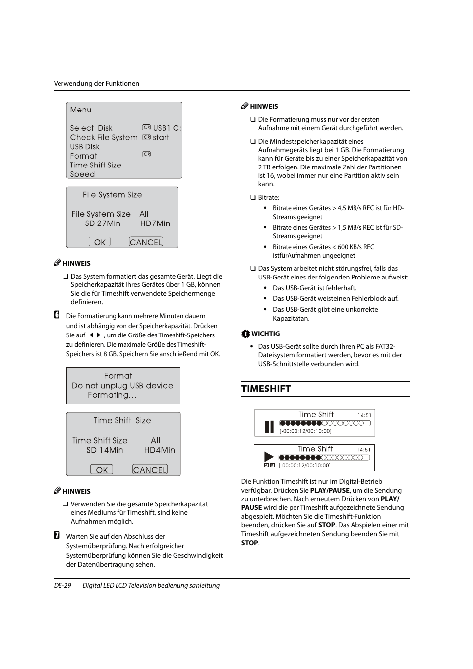 Timeshift | haier 0090504932V User Manual | Page 92 / 95