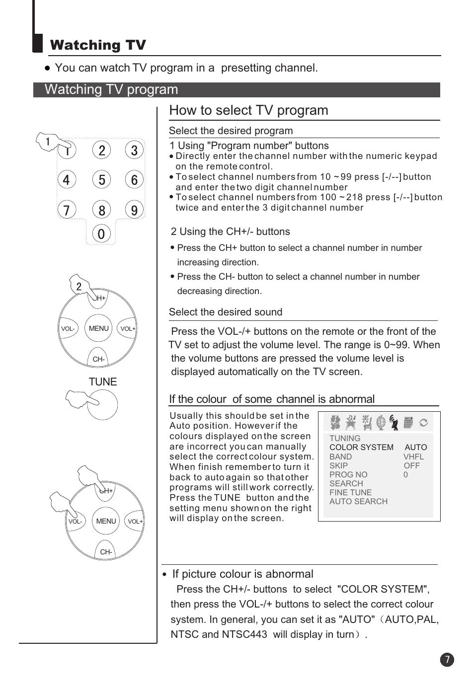 You can watch tv program in a presetting channel | haier 34F9K User Manual | Page 8 / 27