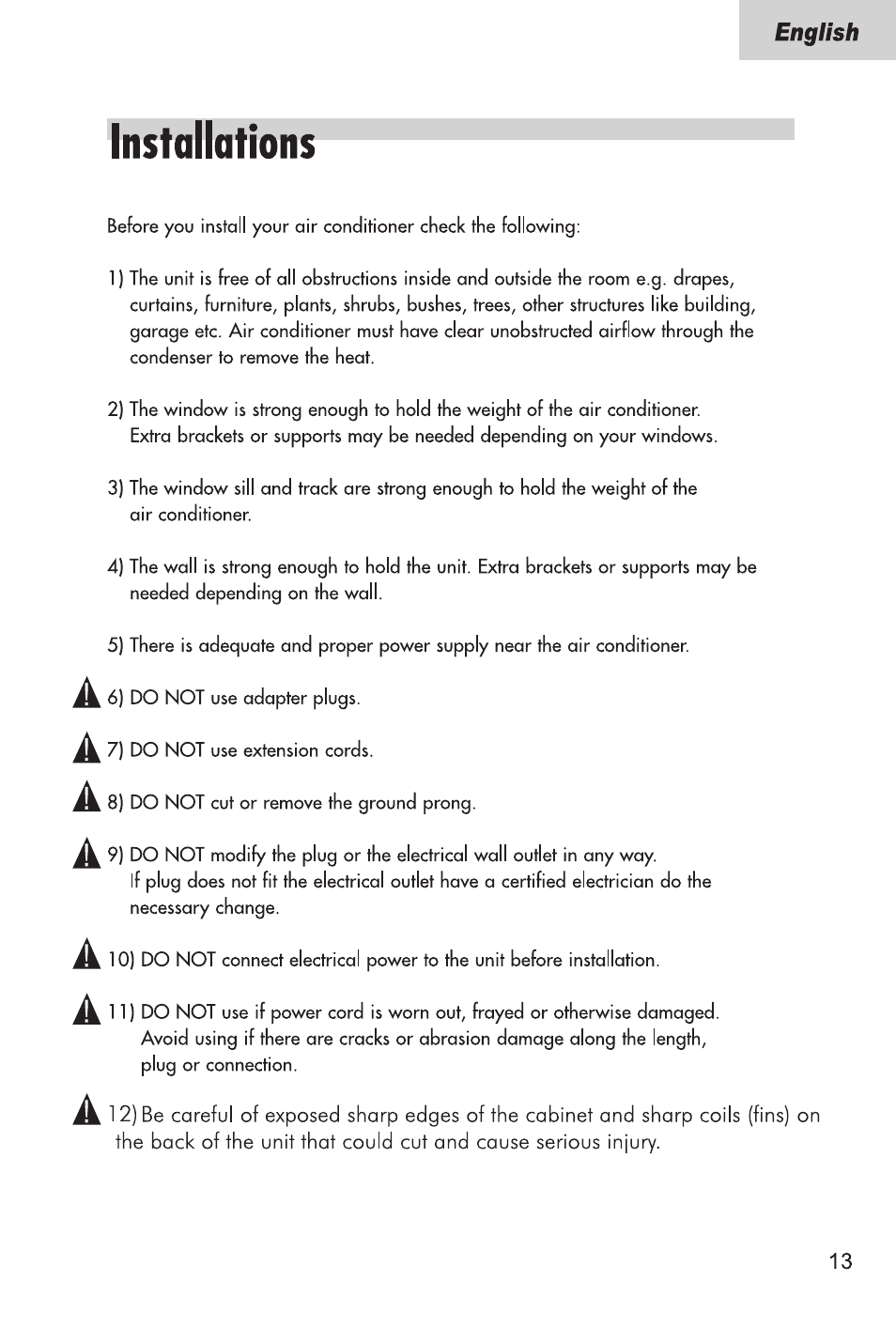 haier ESA3245 User Manual | Page 15 / 26