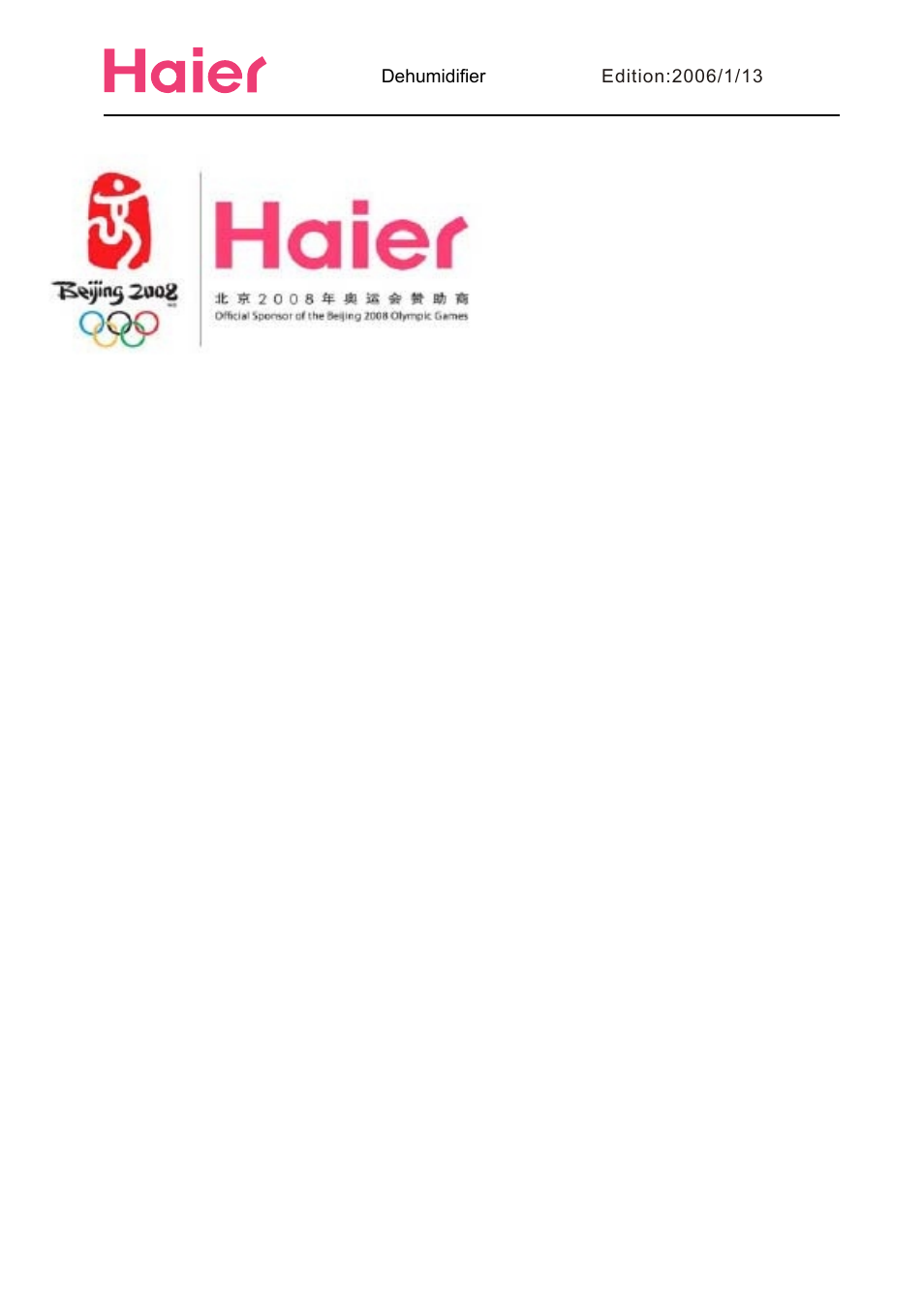 haier HD456 User Manual | 18 pages