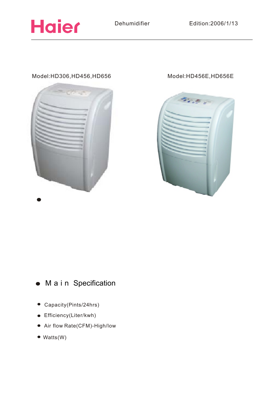 haier HD456 User Manual | Page 2 / 18