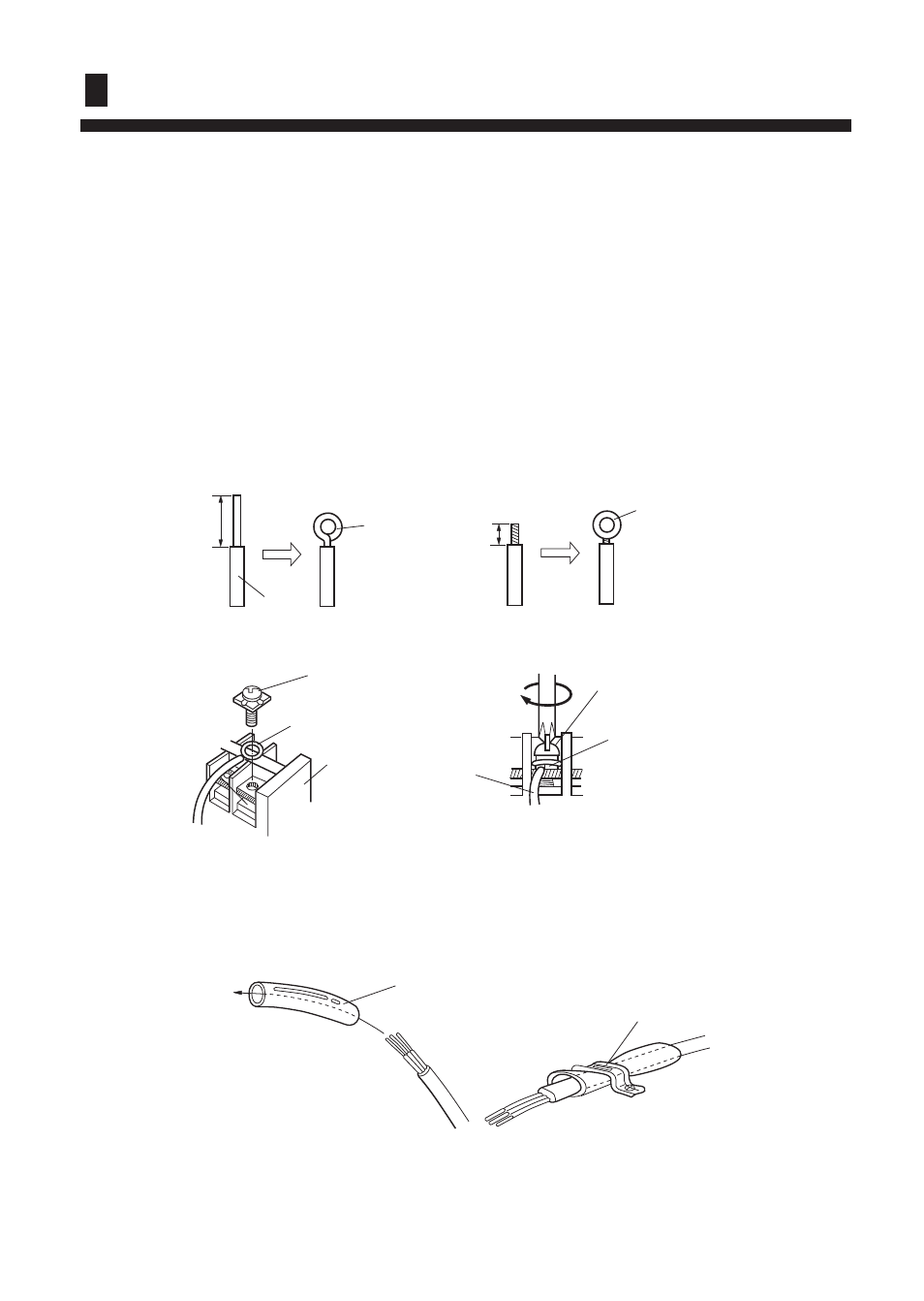 Installation procedures, How to connect wiring to the terminals | haier AC142ACEAA User Manual | Page 15 / 23