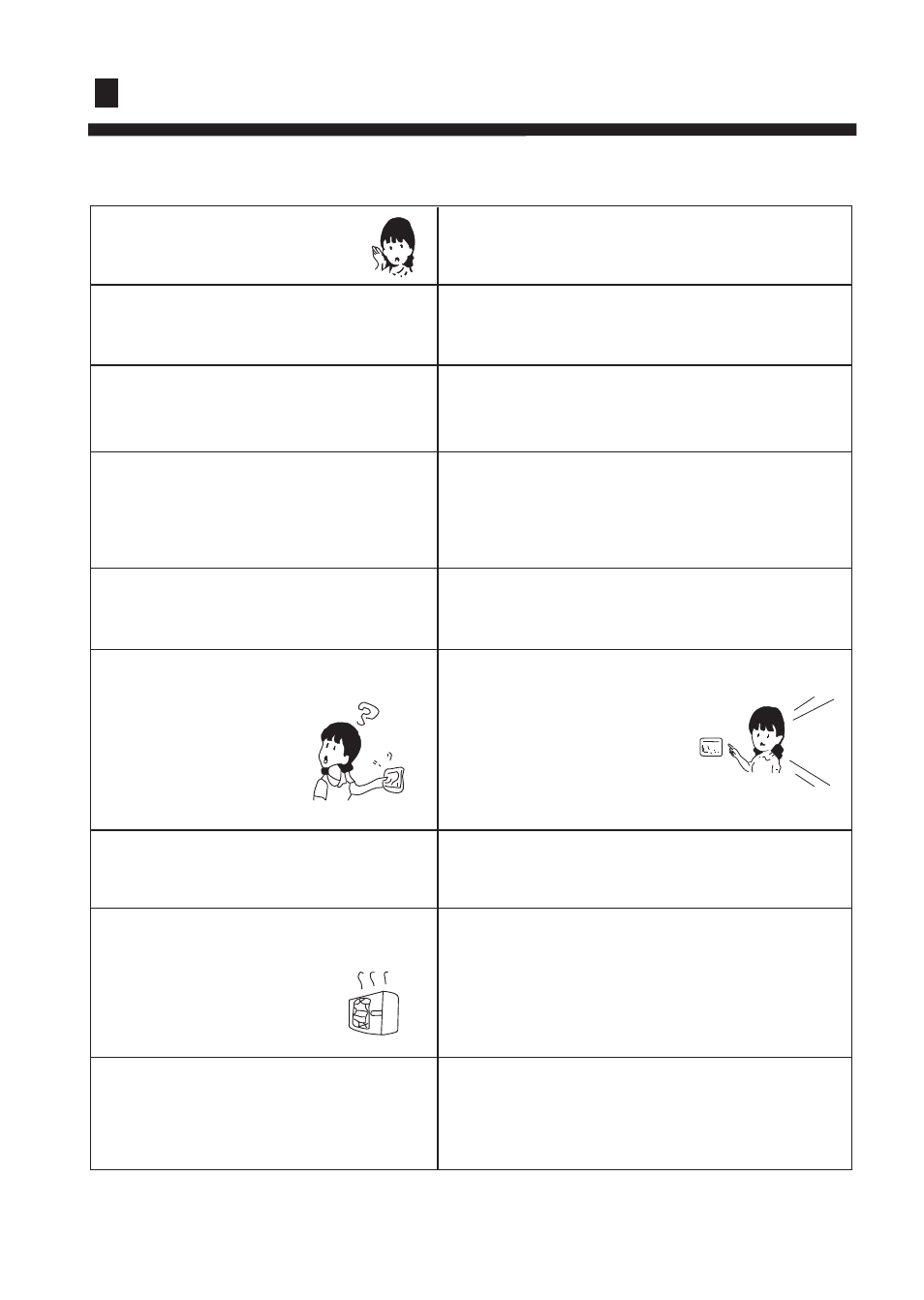 Trouble shooting, Followings are not problems | haier AC142ACEAA User Manual | Page 19 / 23