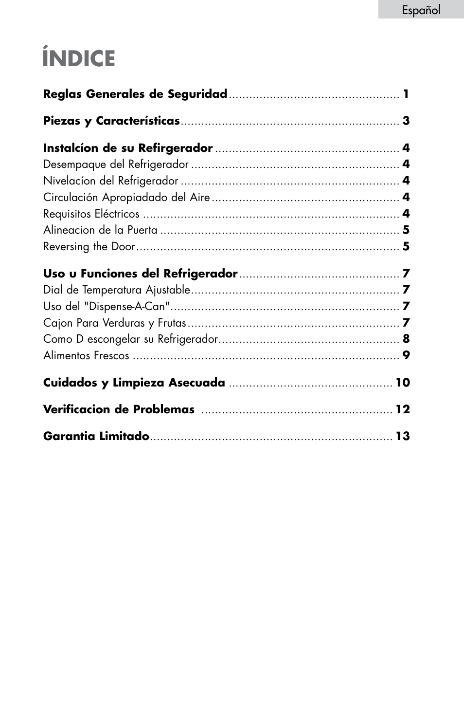 Índice | haier HNDE03 User Manual | Page 32 / 44