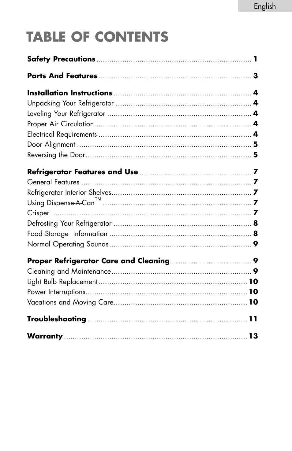 haier HNDE03 User Manual | Page 4 / 44