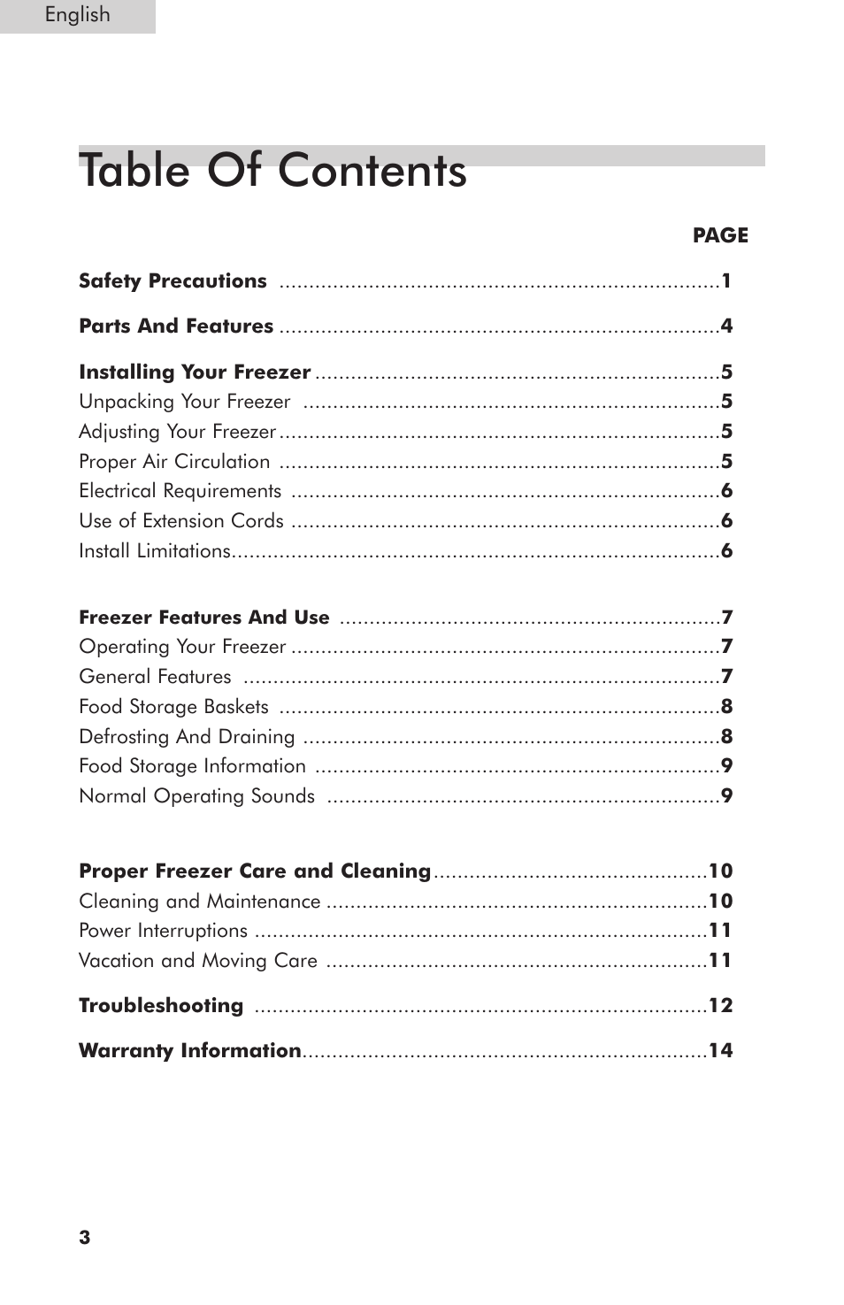 haier HNCM035E User Manual | Page 4 / 16