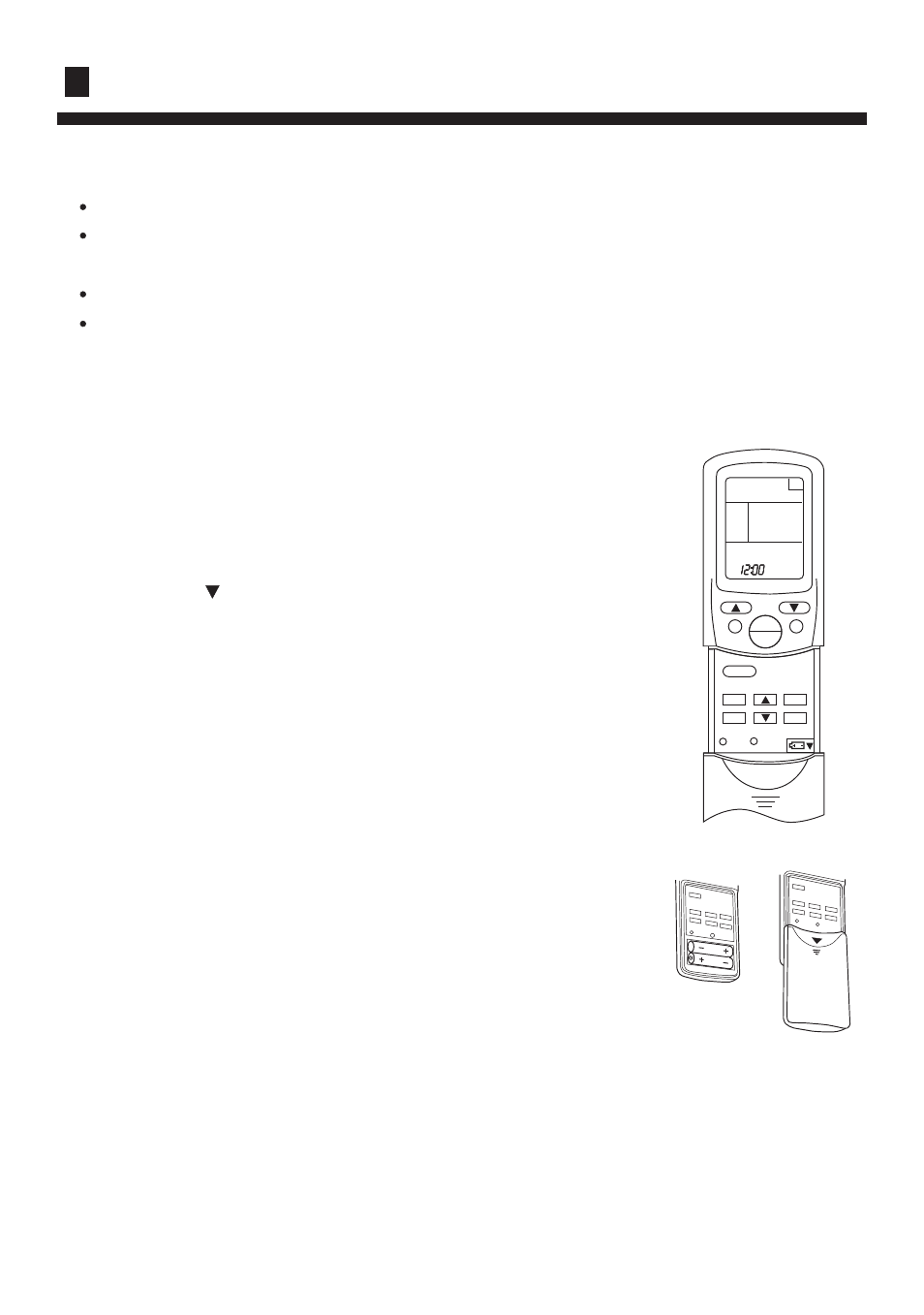 Remote controller operation, Loading of the battery, Remove the battery cover | Load the battery, Put on the cover again confirmation indicator, Hint, Remote controller's operation | haier Convertible Type Room HCFU-18C13 User Manual | Page 11 / 24