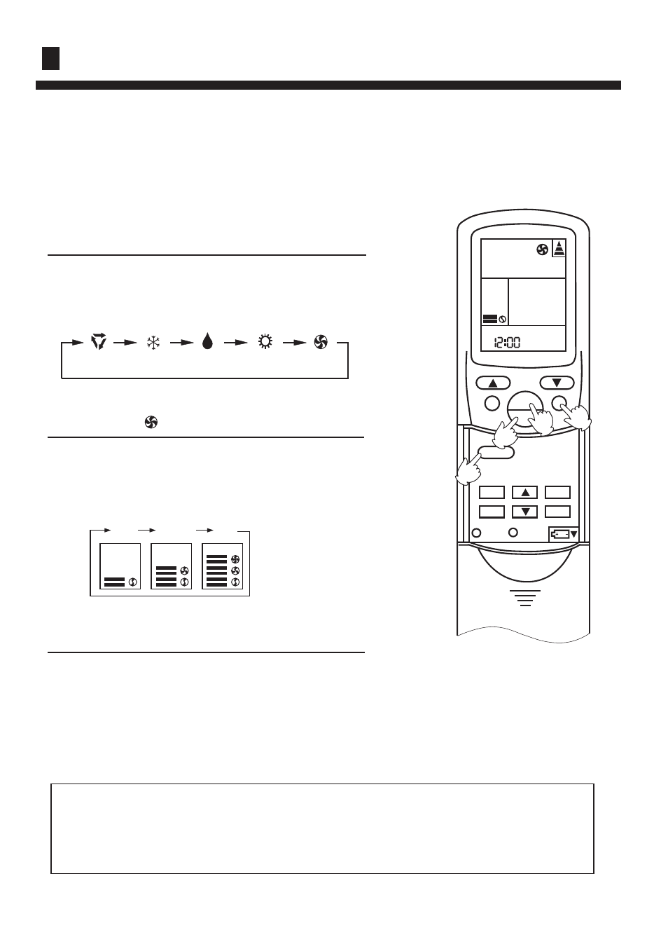 Guide to operation, Fan operation | haier Convertible Type Room HCFU-18C13 User Manual | Page 12 / 24