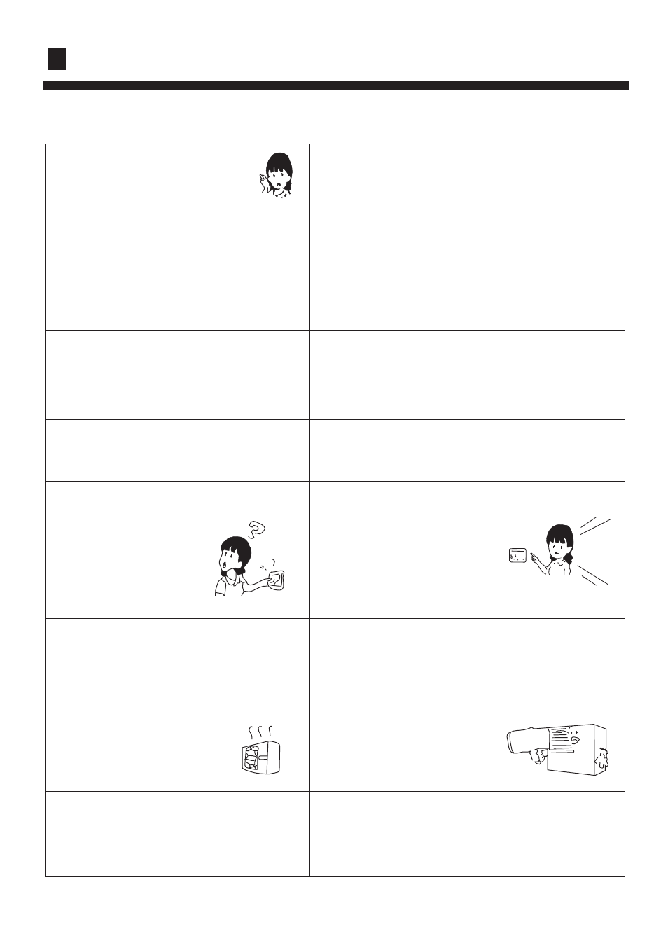 Trouble shooting, Followings are not problems | haier Convertible Type Room HCFU-18C13 User Manual | Page 22 / 24