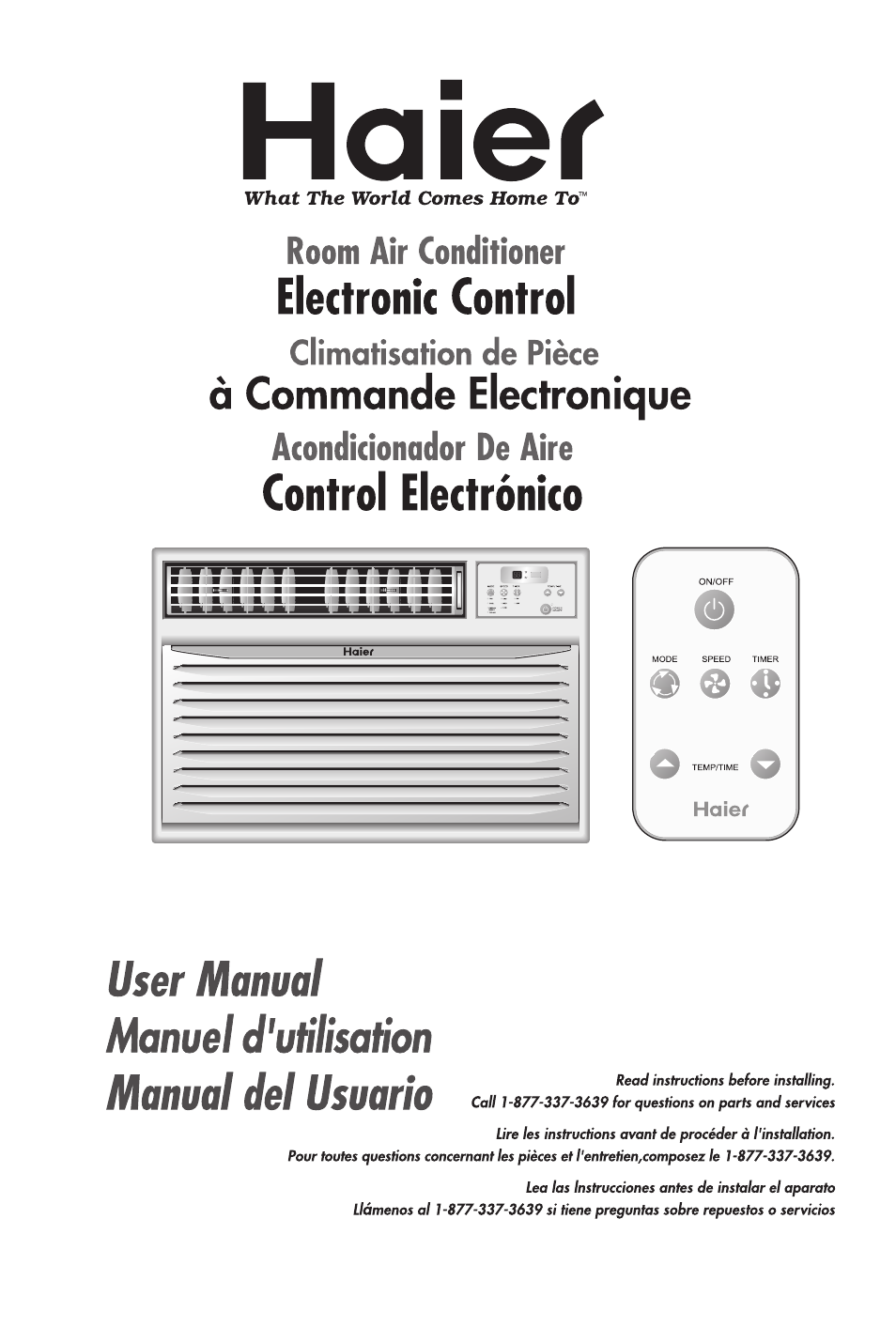 haier ESA3156 User Manual | 26 pages