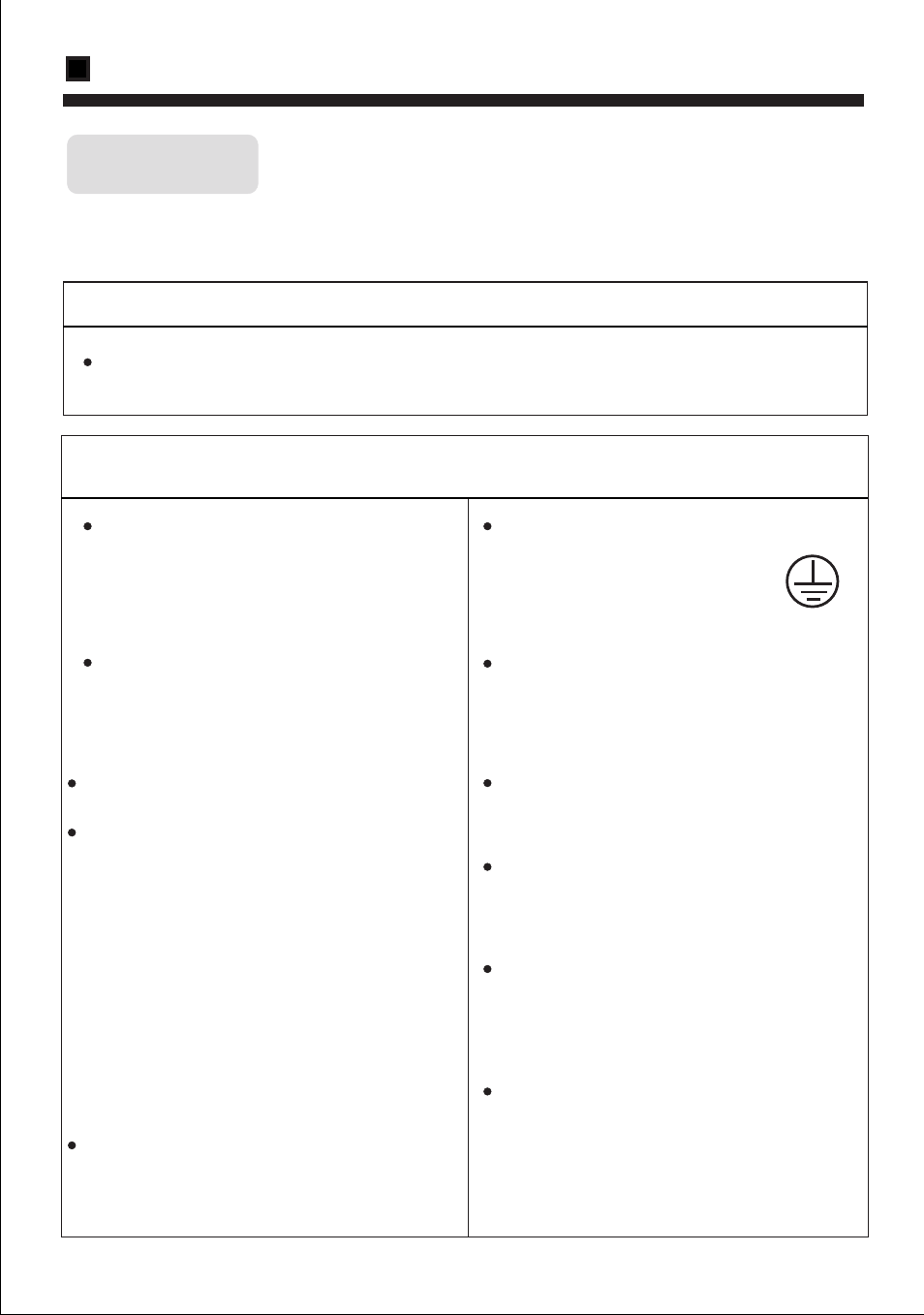 Installation procedure, Installation, Warning ! caution | haier AB212XCEAA User Manual | Page 15 / 28