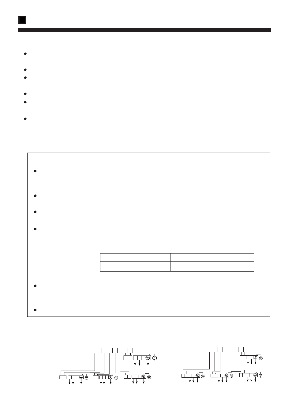 Installation procedure, Wire connection for built-in indoor unit, Power cable signal cable | haier AB212XCEAA User Manual | Page 26 / 28