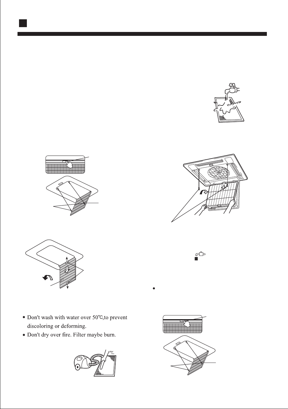 Maintenance, Clean inlet grill, Clean air filter | haier AB212XCEAA User Manual | Page 8 / 28