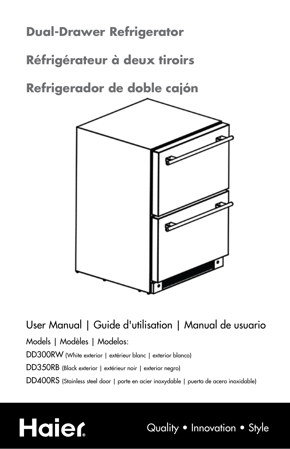 haier DD400RS User Manual | 40 pages