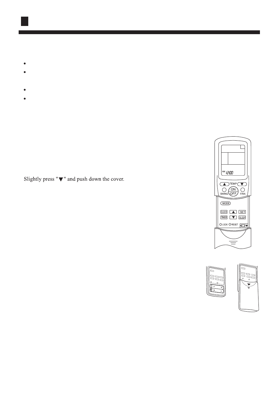 Remote controller operation | haier AU142AFAAA User Manual | Page 11 / 24