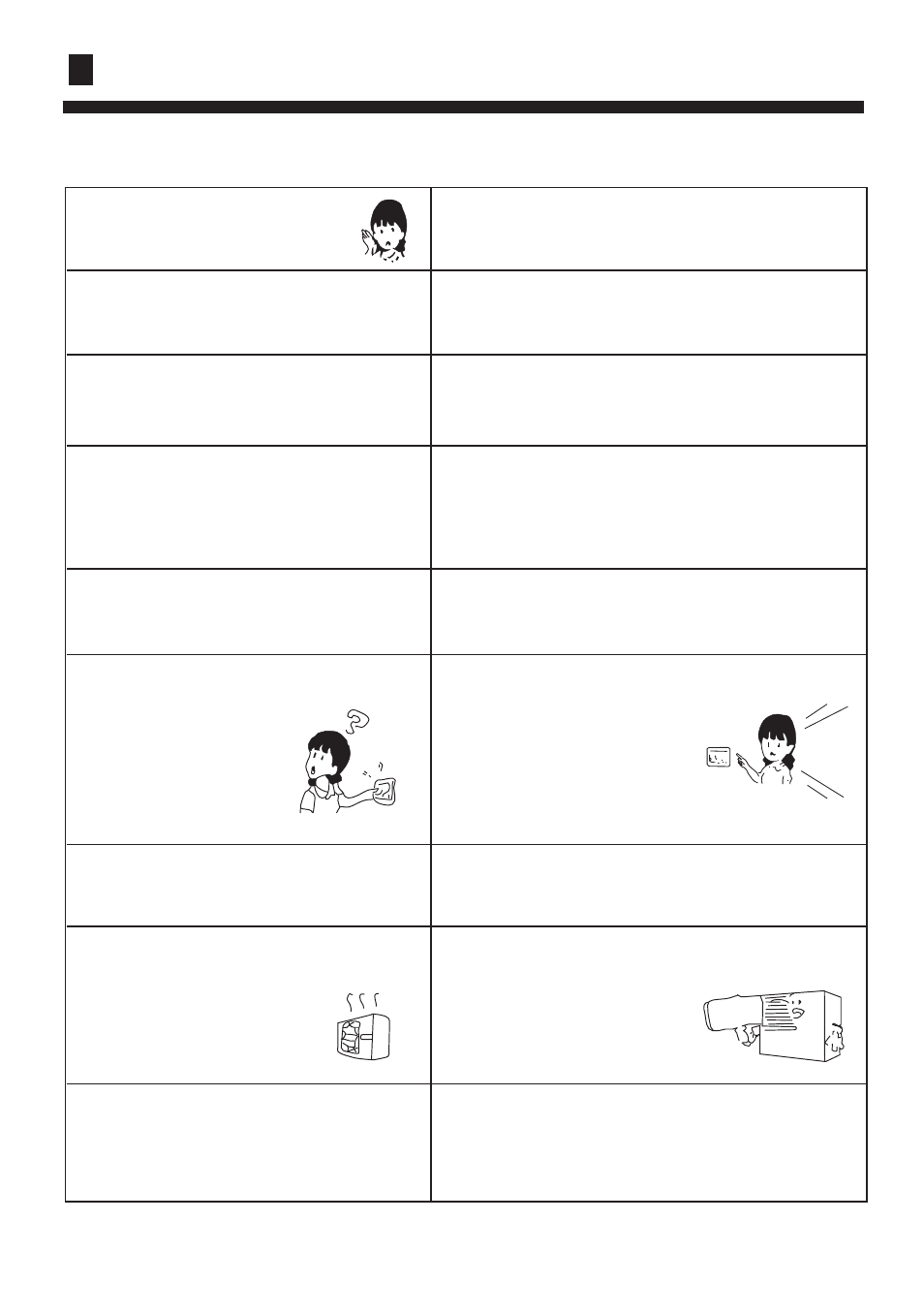 Trouble shooting, Followings are not problems | haier AU142AFAAA User Manual | Page 22 / 24
