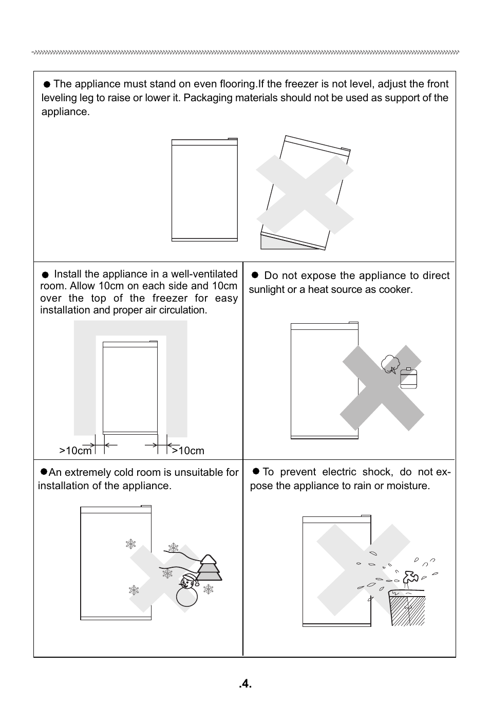 Installation | haier HR-135AR/A User Manual | Page 5 / 12