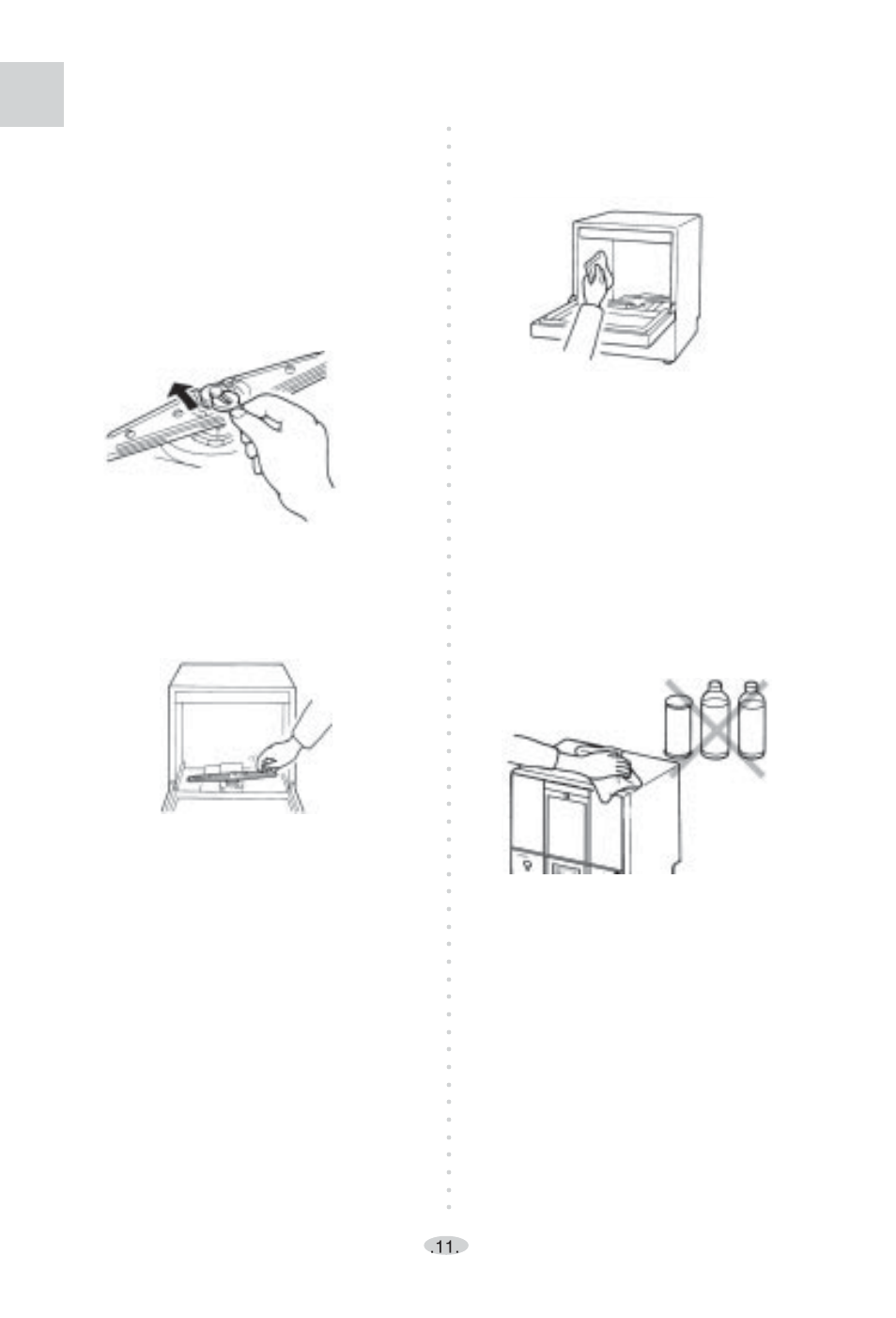 Maintenance, Monthly maintenance | haier WQP4-2000N User Manual | Page 12 / 16