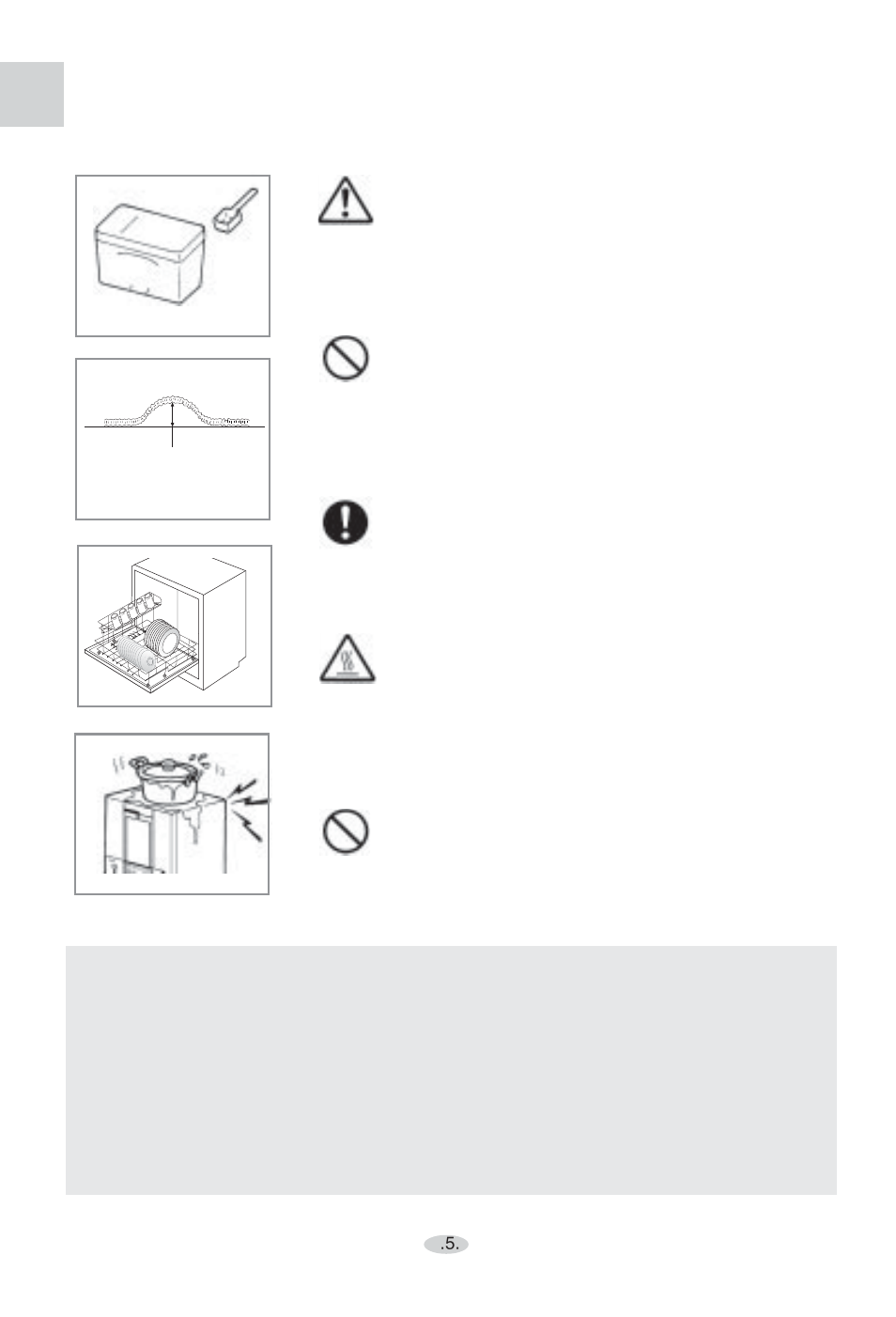 Safety, Warning | haier WQP4-2000N User Manual | Page 6 / 16