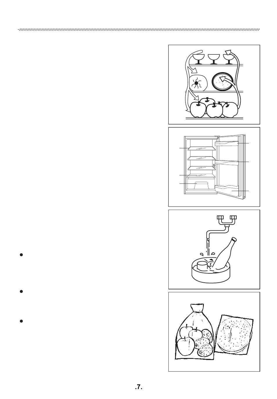 Operation instructions, Foods arrangement, Tips for refrigeration | haier AL92 User Manual | Page 8 / 12