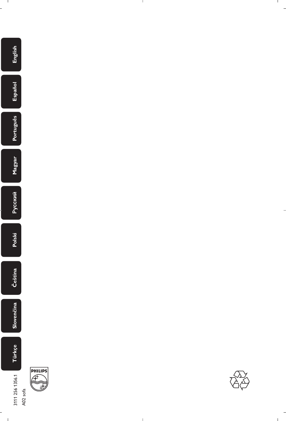 Philips 29PT8609 User Manual | Page 112 / 112