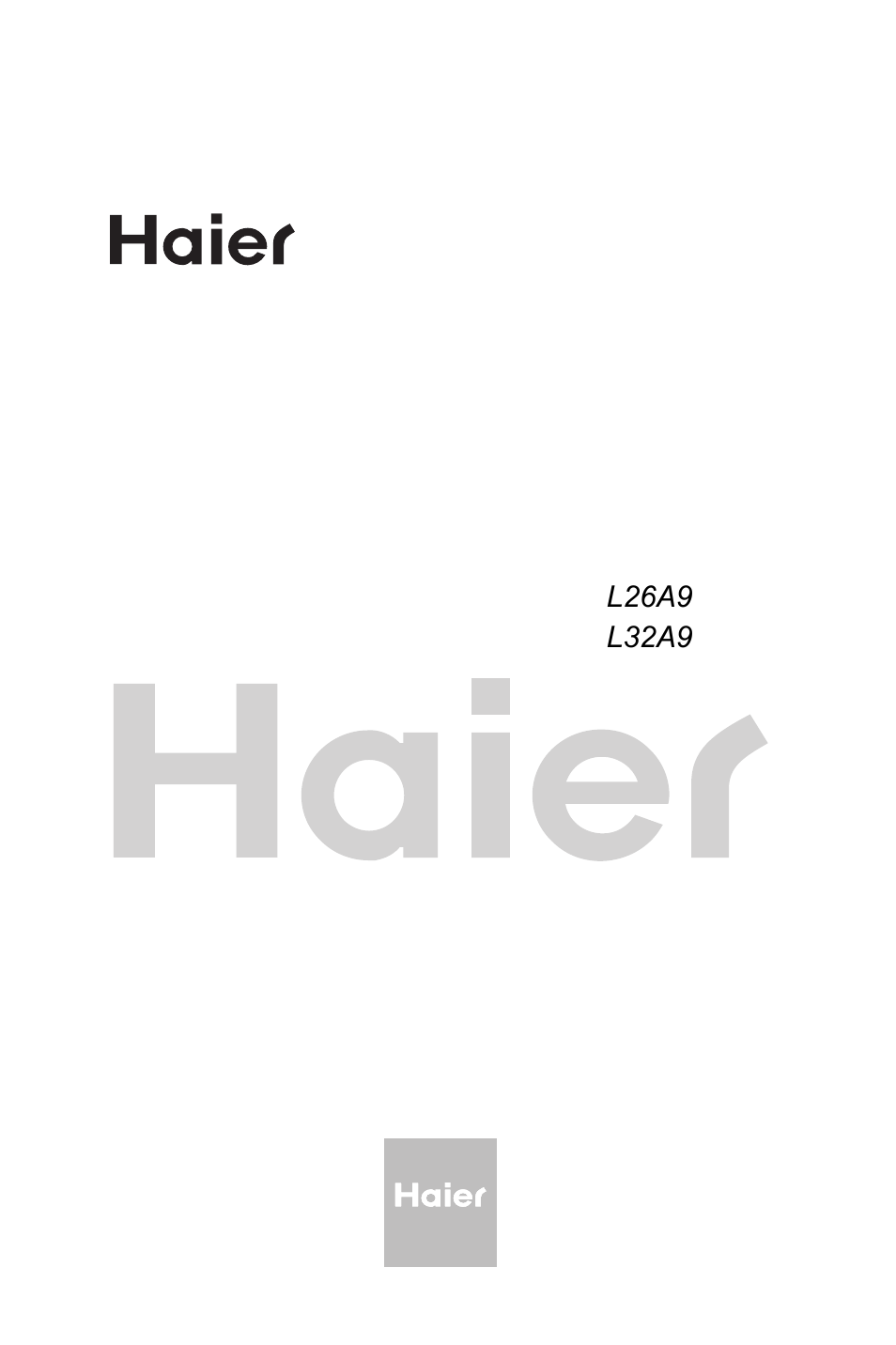 haier L32A9 User Manual | 32 pages