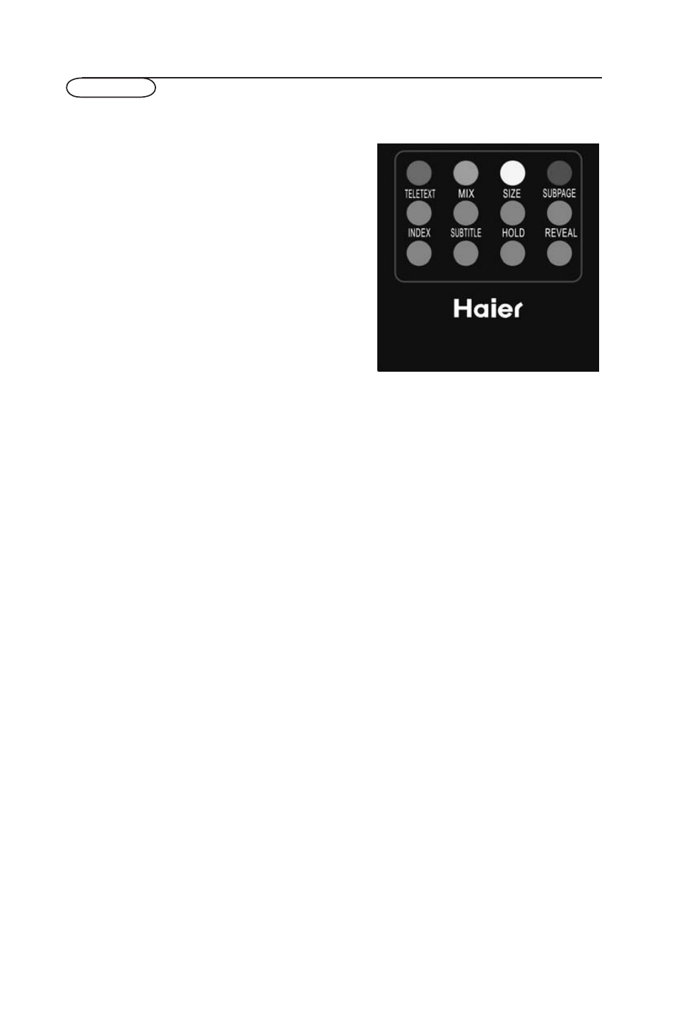 Teletext | haier L32A9 User Manual | Page 11 / 32