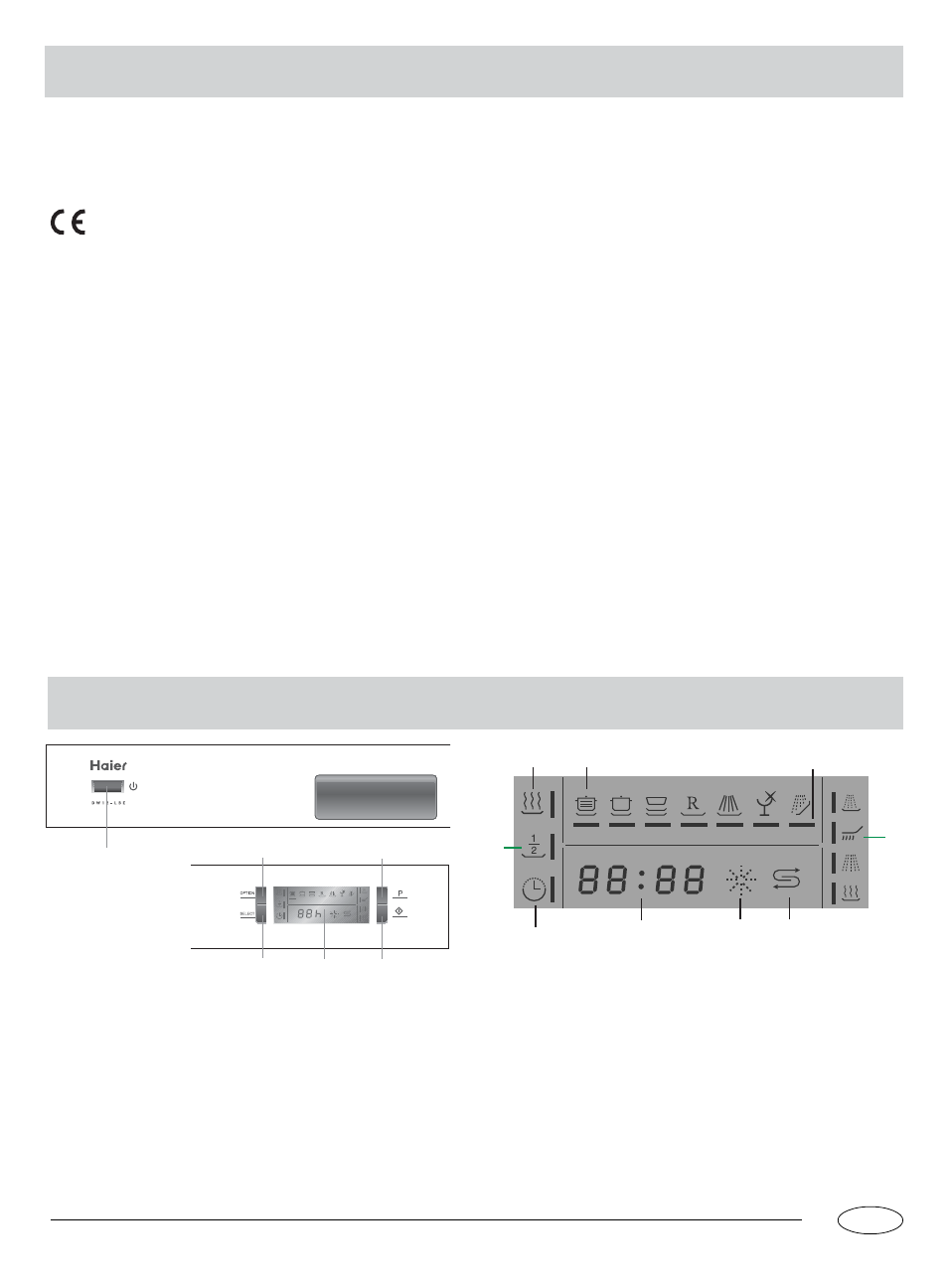 haier DW12-LBE User Manual | Page 2 / 12