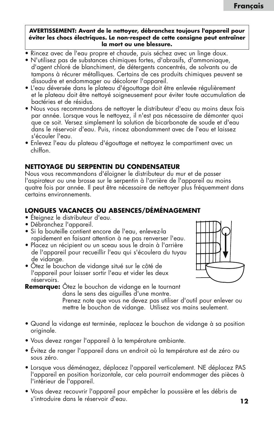 Français | haier WDNS121SS User Manual | Page 27 / 44