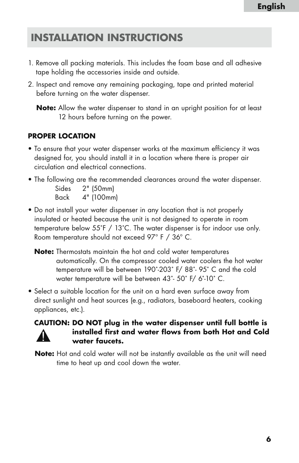 Installation instructions | haier WDNS121SS User Manual | Page 7 / 44