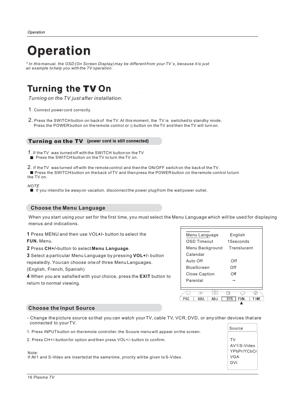 haier 42EP24STV User Manual | Page 16 / 33