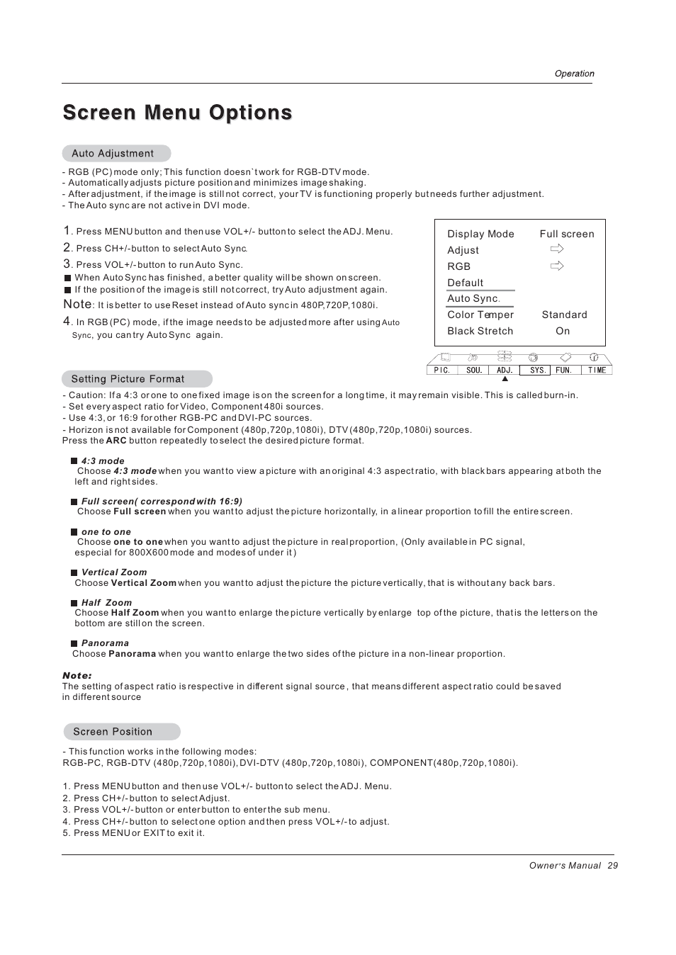 haier 42EP24STV User Manual | Page 29 / 33