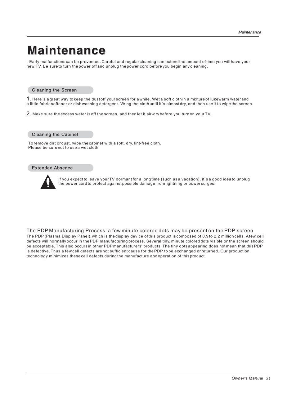 haier 42EP24STV User Manual | Page 31 / 33