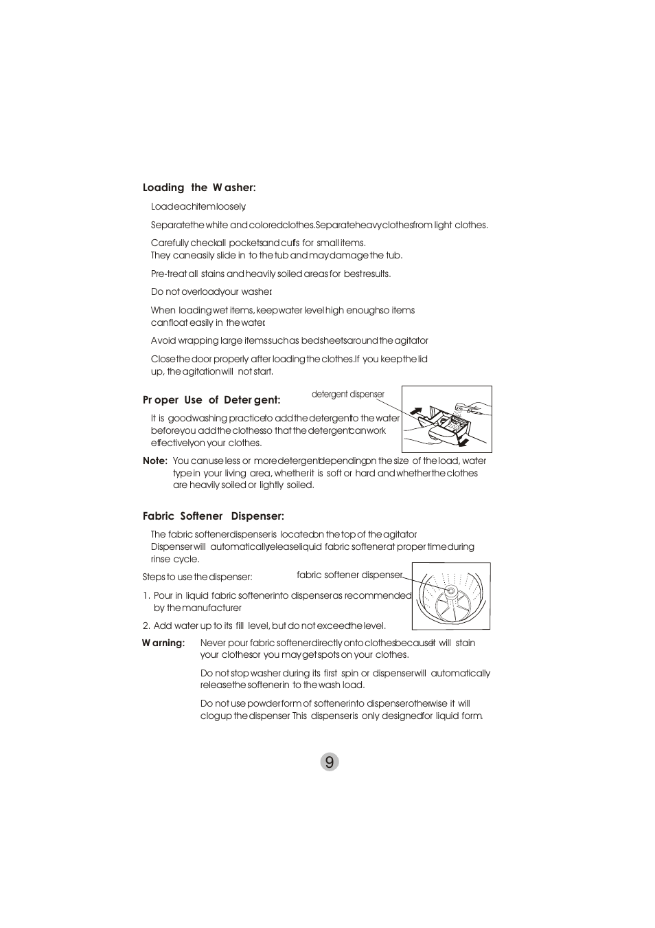 haier HWM50TLF User Manual | Page 10 / 21