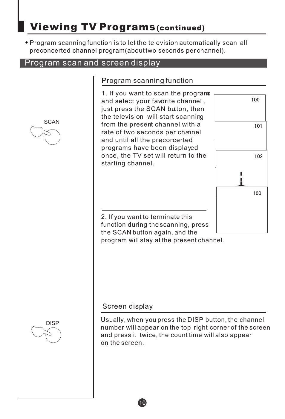 Ъ д ¿ д ¯ а а ¼ ° ж б д » п ф к ¾ ¹ ¦ д ь, Viewing tv programs | haier 21T5A User Manual | Page 11 / 32