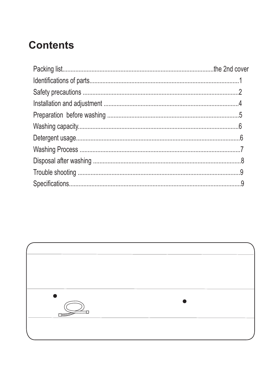 haier Mini Washing Machine XPBM15-0501 User Manual | Page 2 / 12