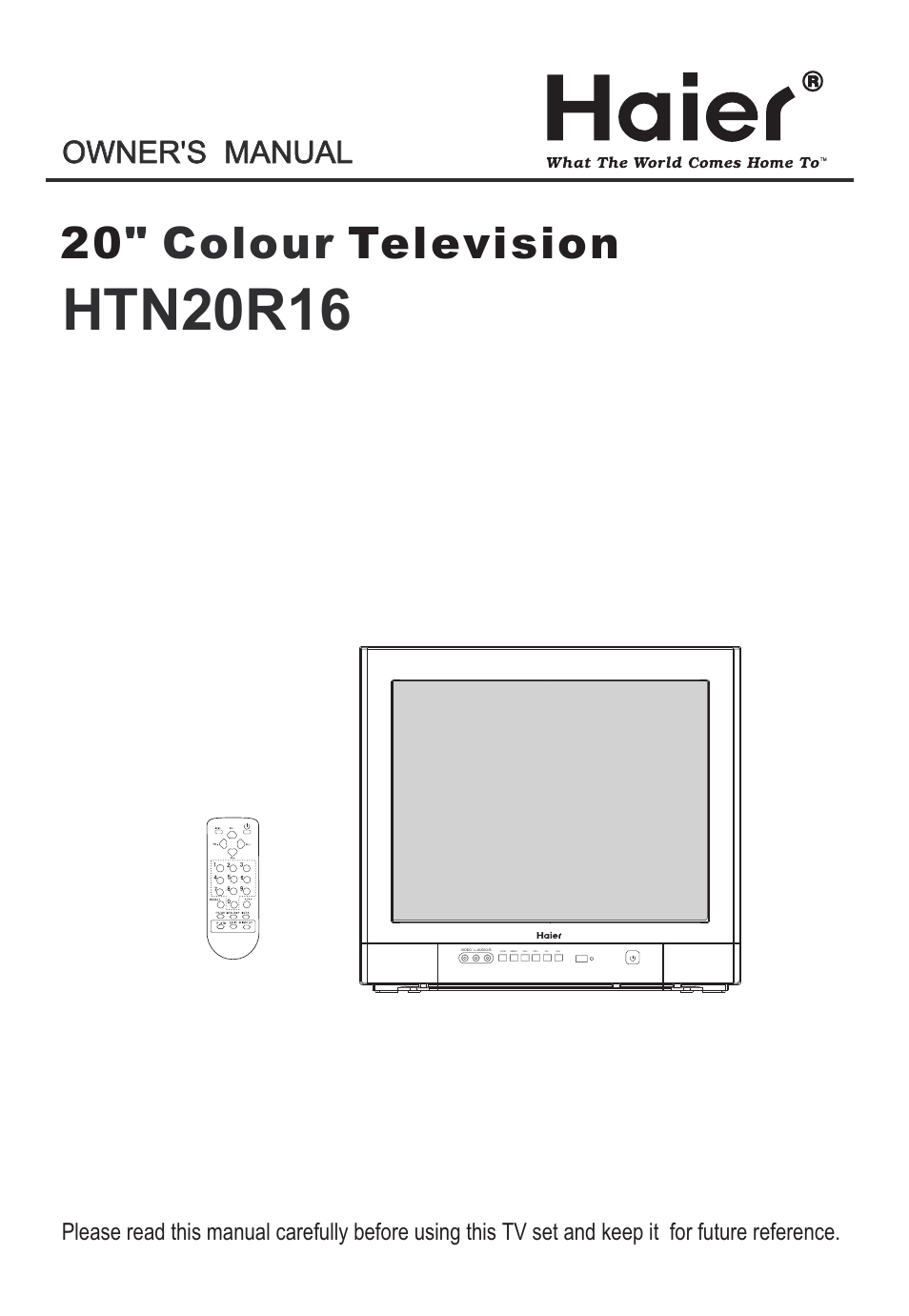 haier HTN20R16 User Manual | 24 pages