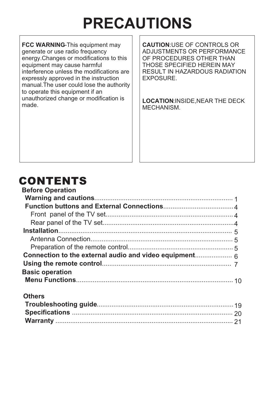 haier HTN20R16 User Manual | Page 2 / 24