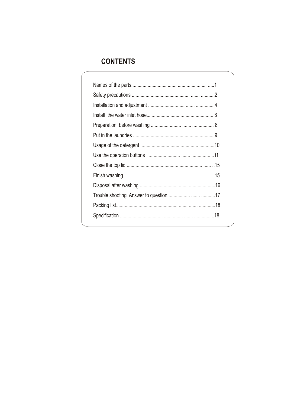 haier HWM120-01 User Manual | Page 2 / 20