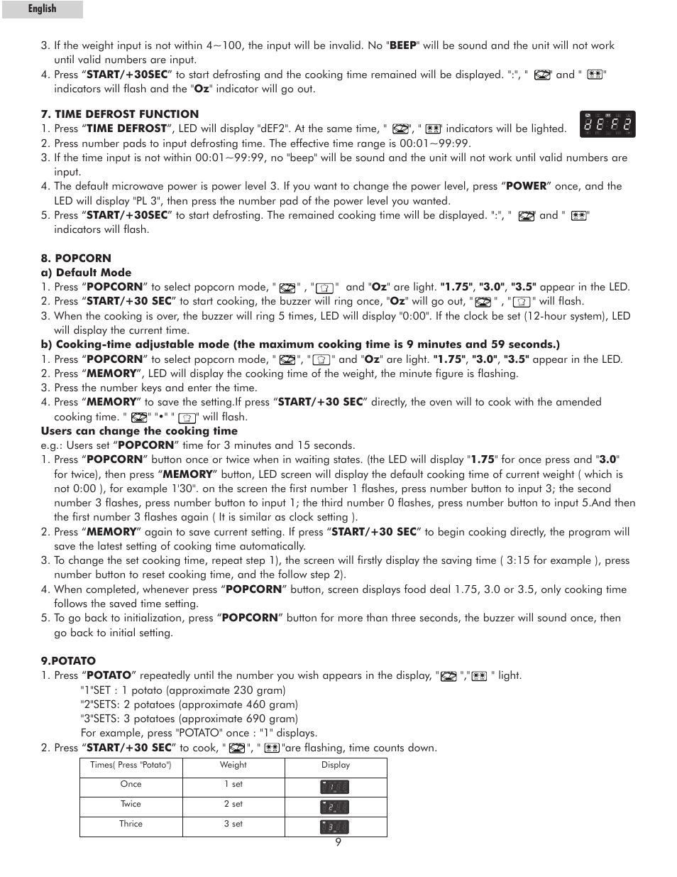 haier MWG7036RW User Manual | Page 10 / 16